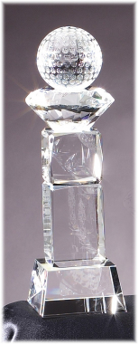 3" x 12"  Crystal Golf Column