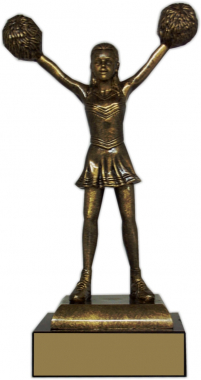 10" Cheerleader Prestige Trophy