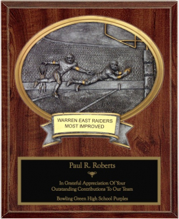 Football Oval Plaque