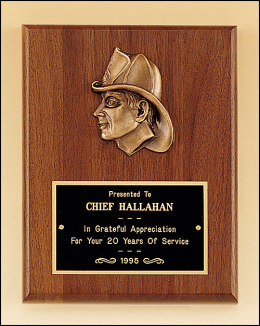 Fireman Plaque - P2792-3