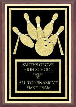 Bowling Plaque