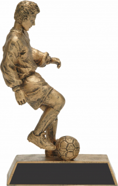 Soccer Male Gold Resin