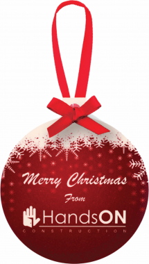 Aluminum Ball Sublimated Christmas Ornament