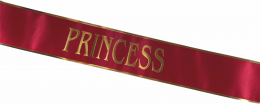 Princess Red Sash