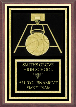 Basketball Plaque